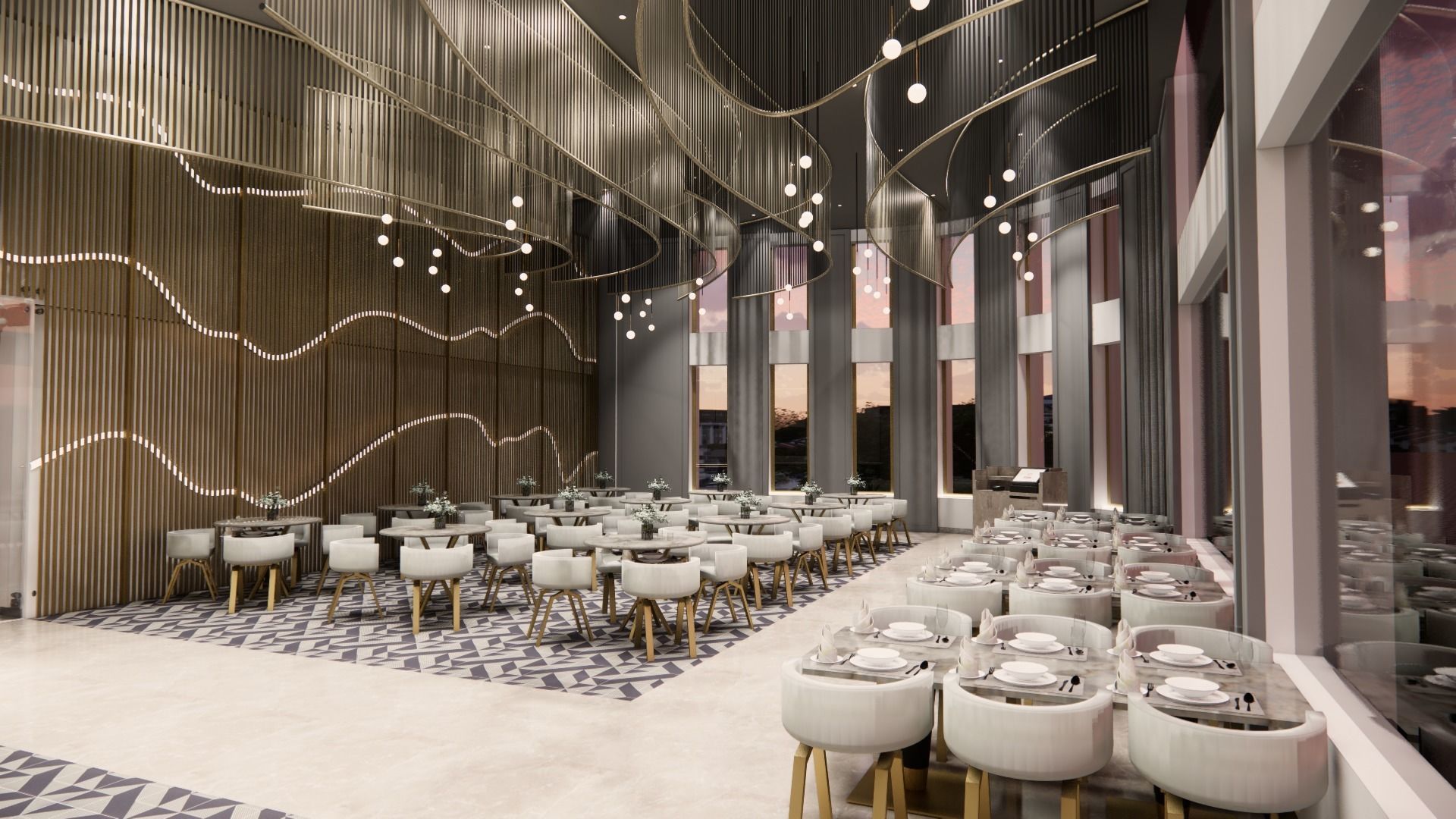 Banquet Hall 3D model_9