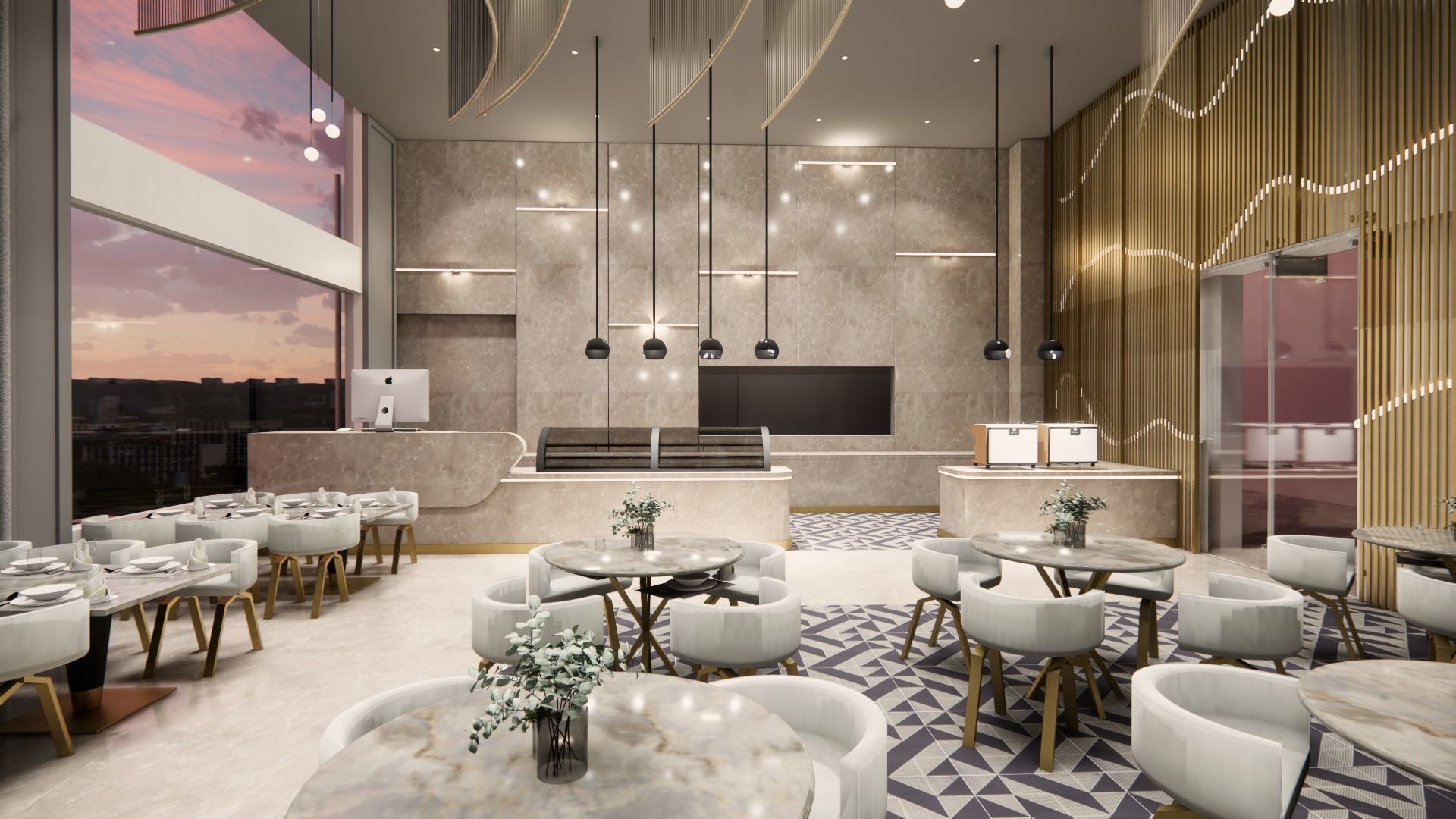 Banquet Hall 3D model_5