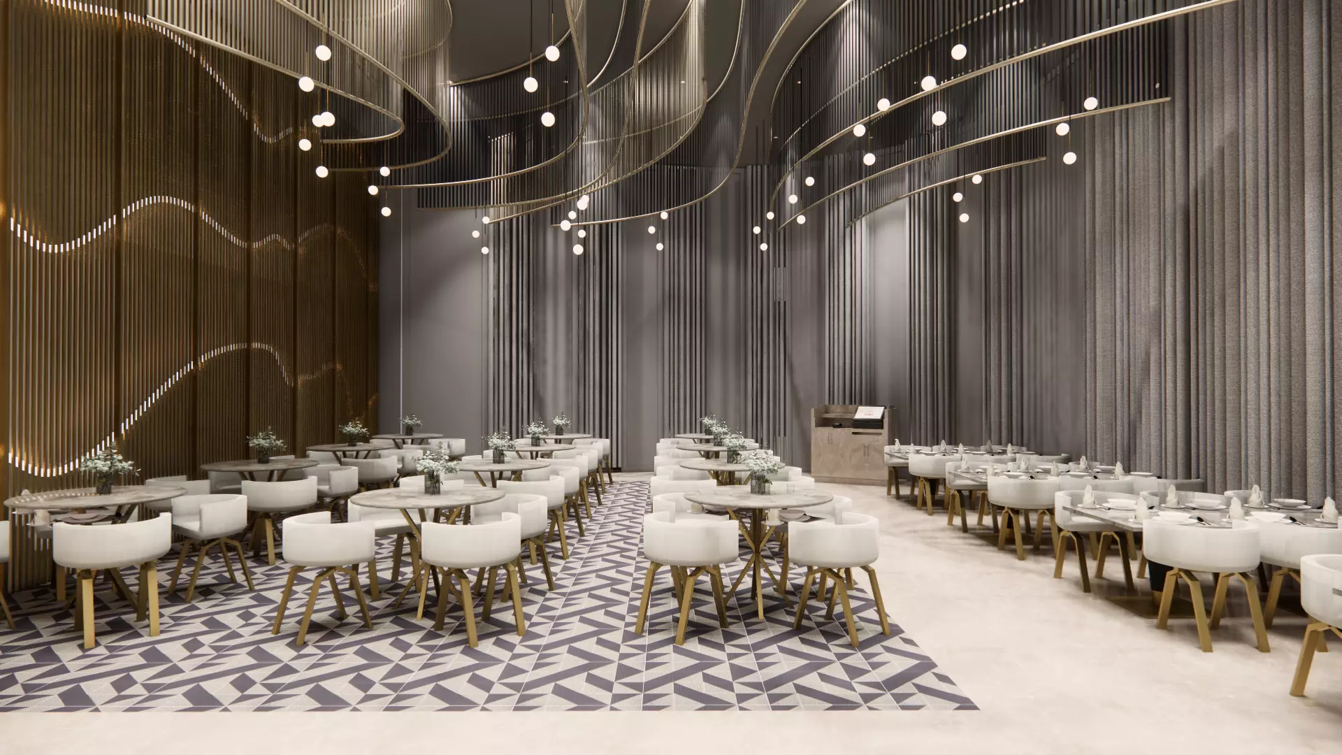 Banquet Hall 3D model_0