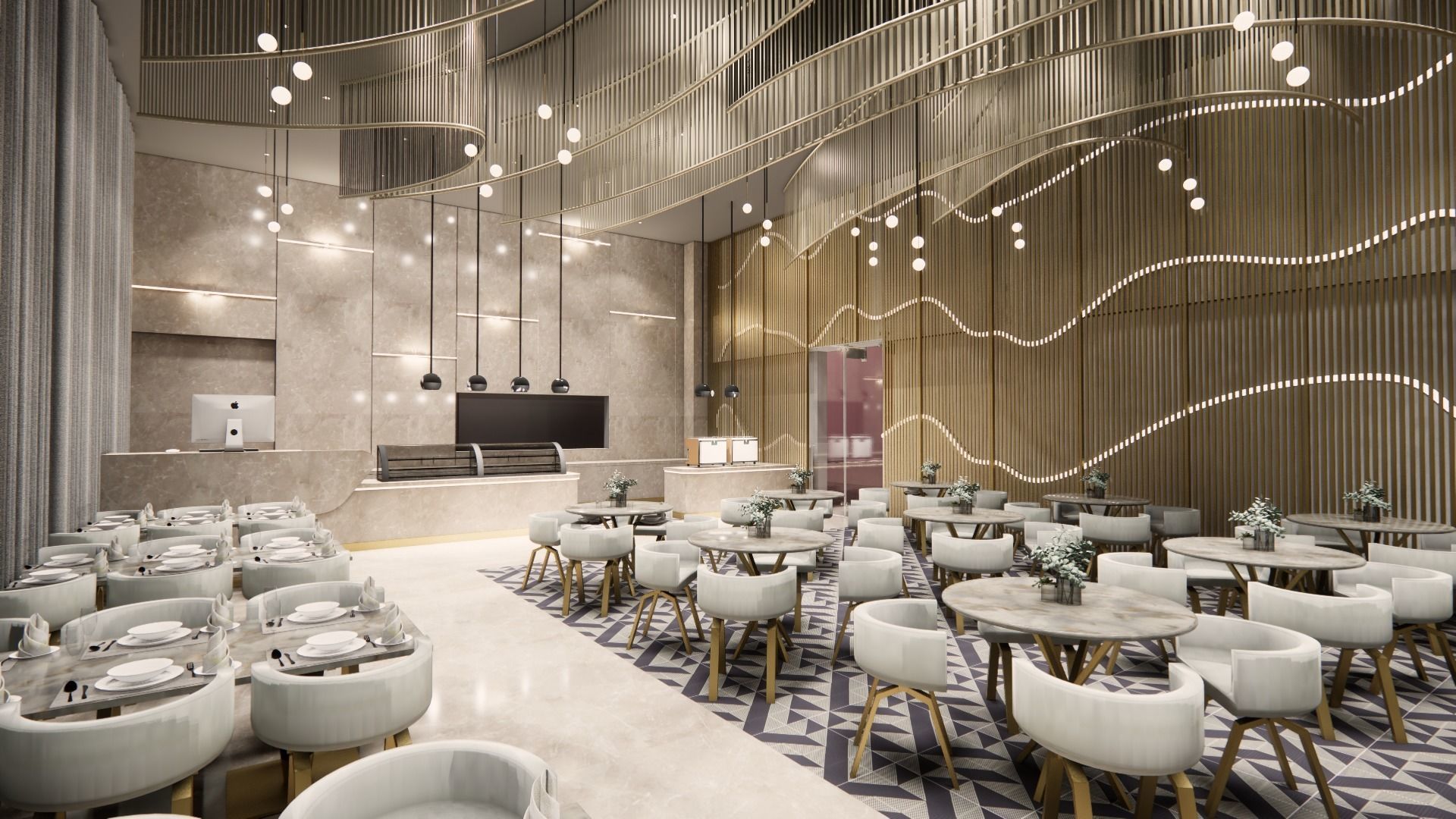 Banquet Hall 3D model_10