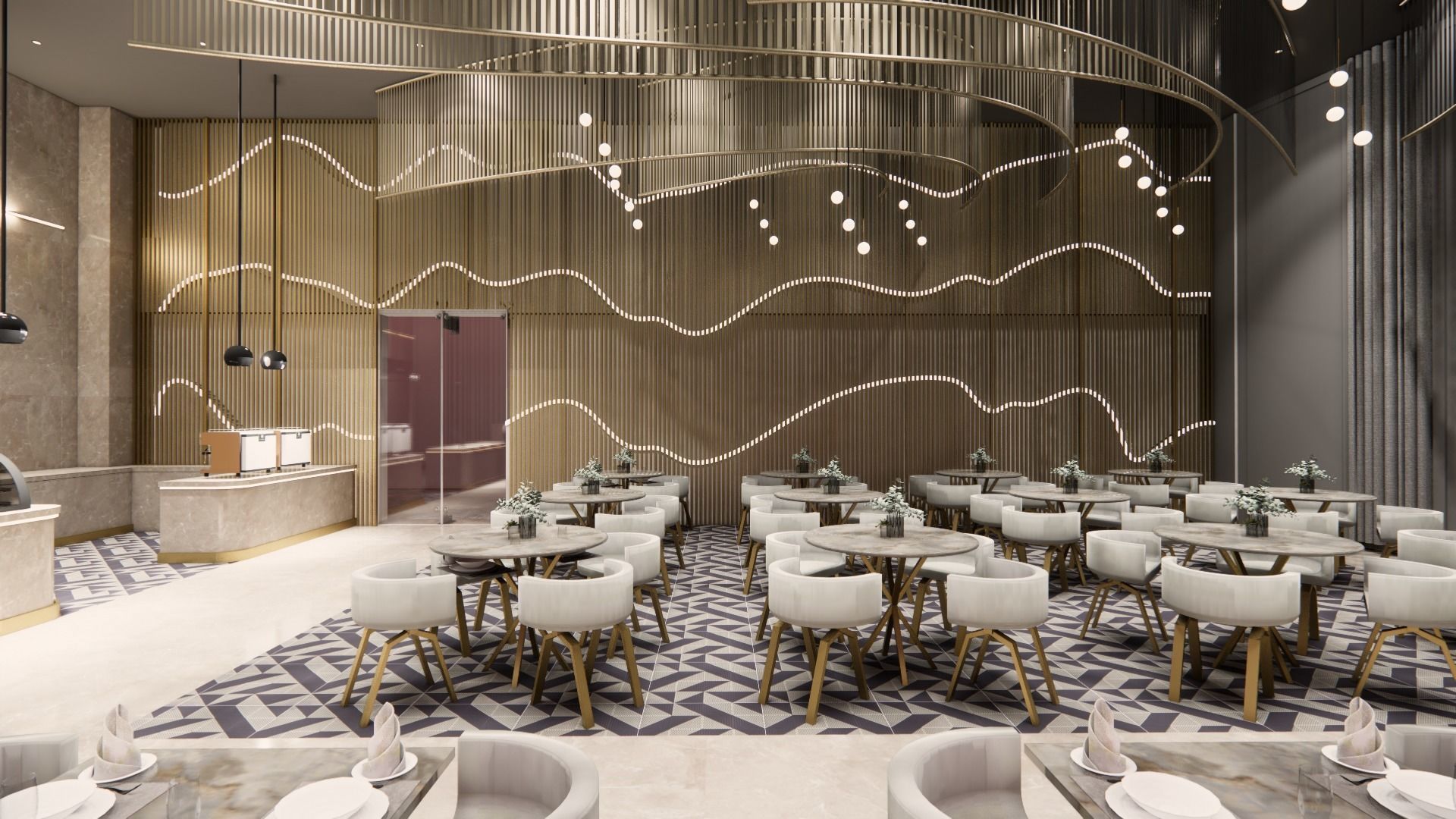 Banquet Hall 3D model_6