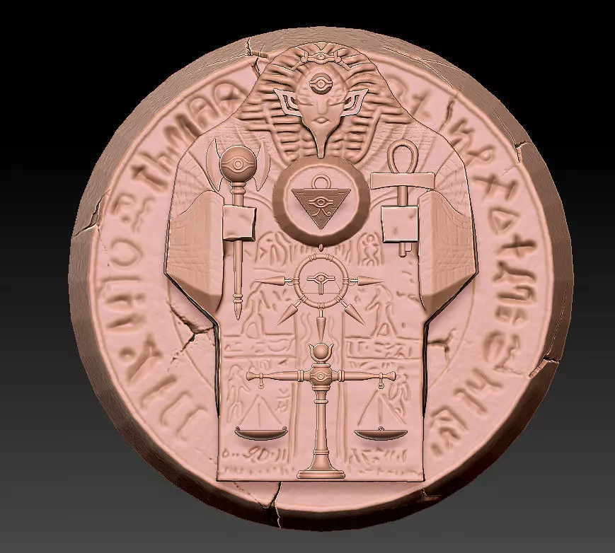 Tomb stone  YU-GI-OH  cover 3D print model_0