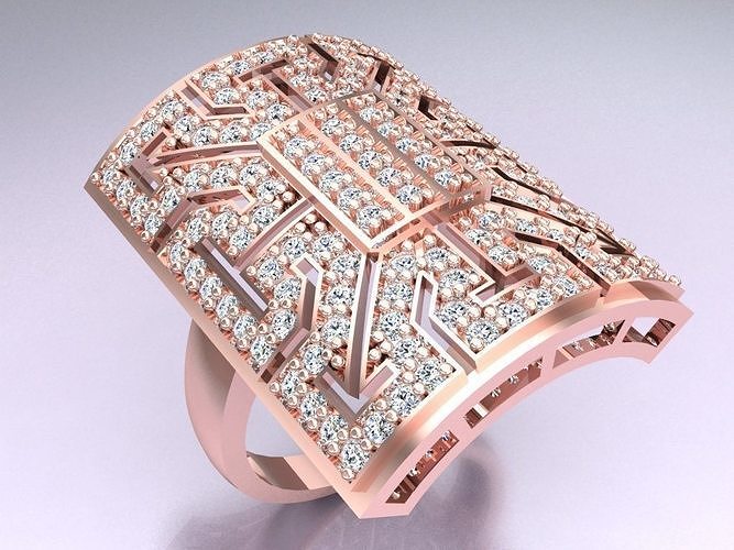 Diamond Ring  - N2118 3D print model