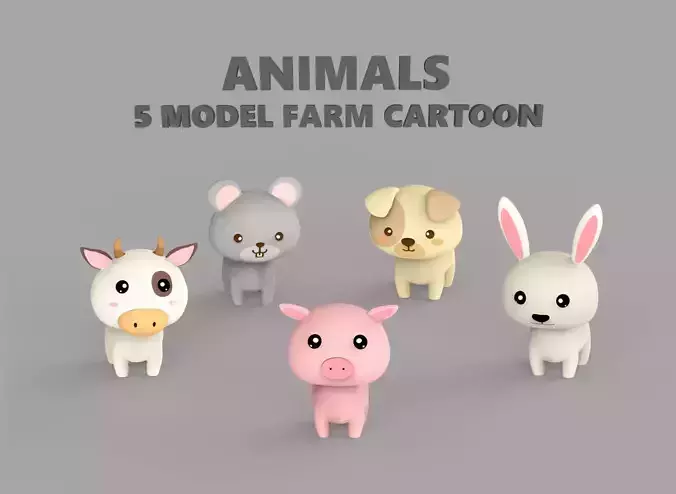 Set 5 Animal Farm Cartoon 