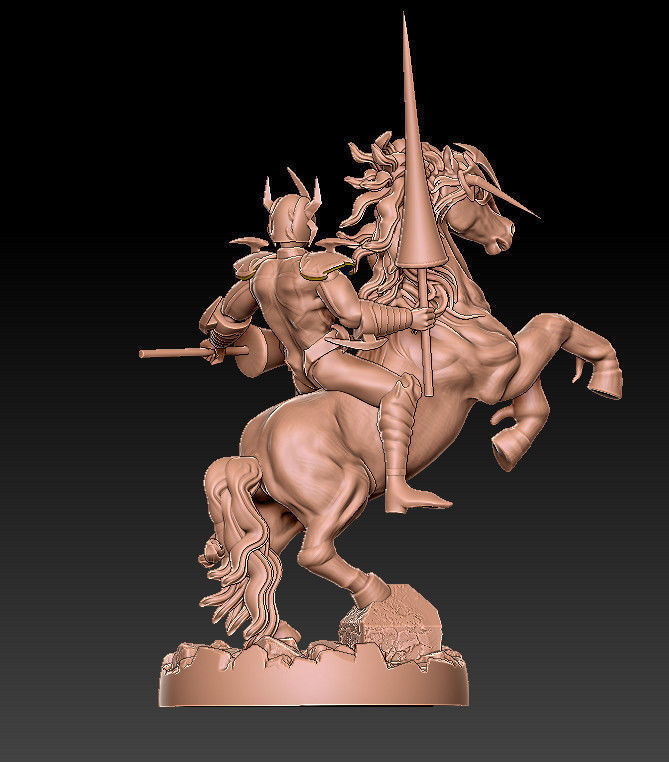 horseman gaia yugioh cover 3D print model_1