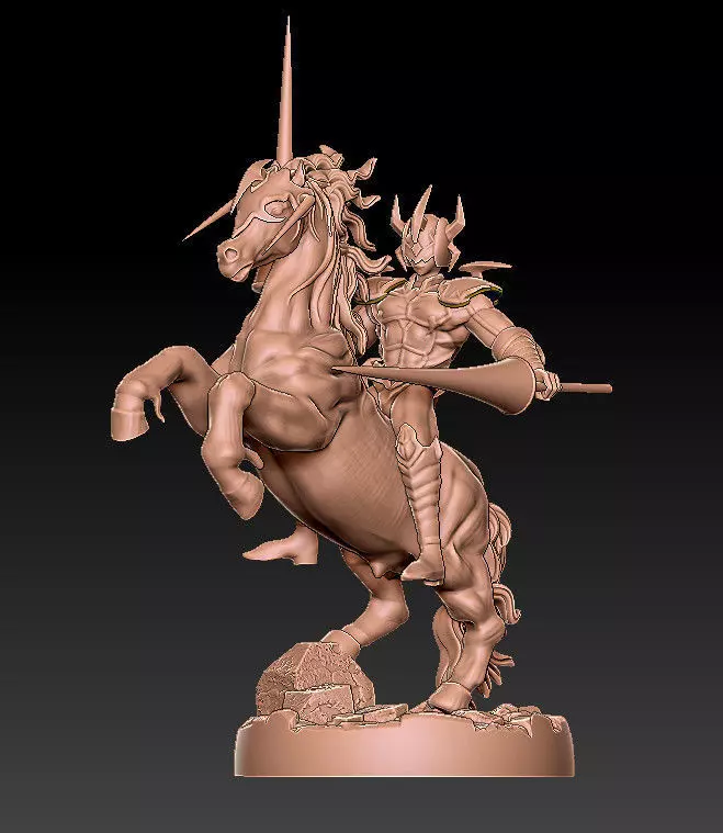 horseman gaia yugioh cover 3D print model_0