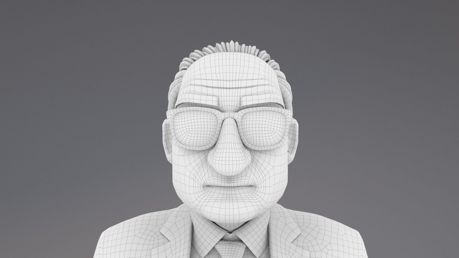 cartoon old couples 3D Model Collection_13