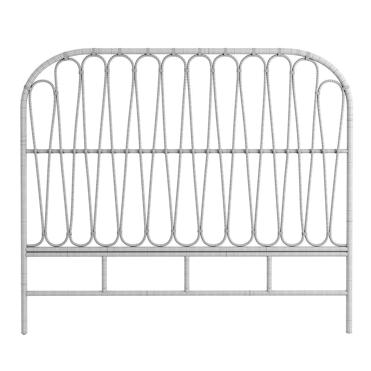 La redoute Malu Headboard 3D model_4