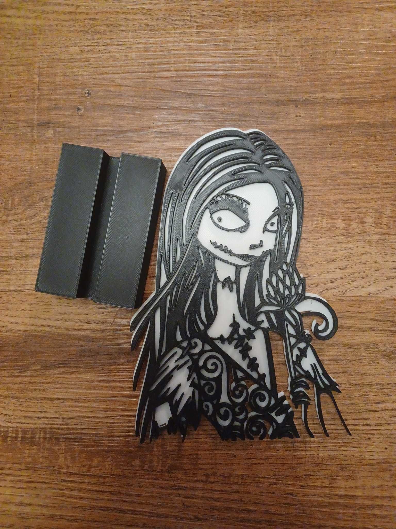 Nightmare before Christmas Sally decor   3D print model_2