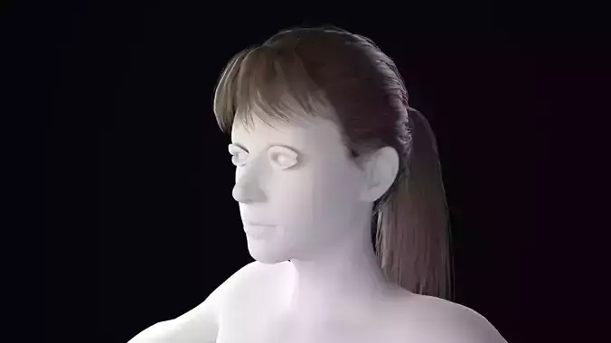 Realistic Female Hair
