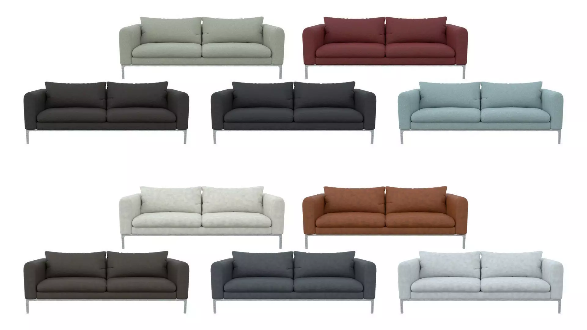 Common Jonas sofa Pack 3D Model Collection_0