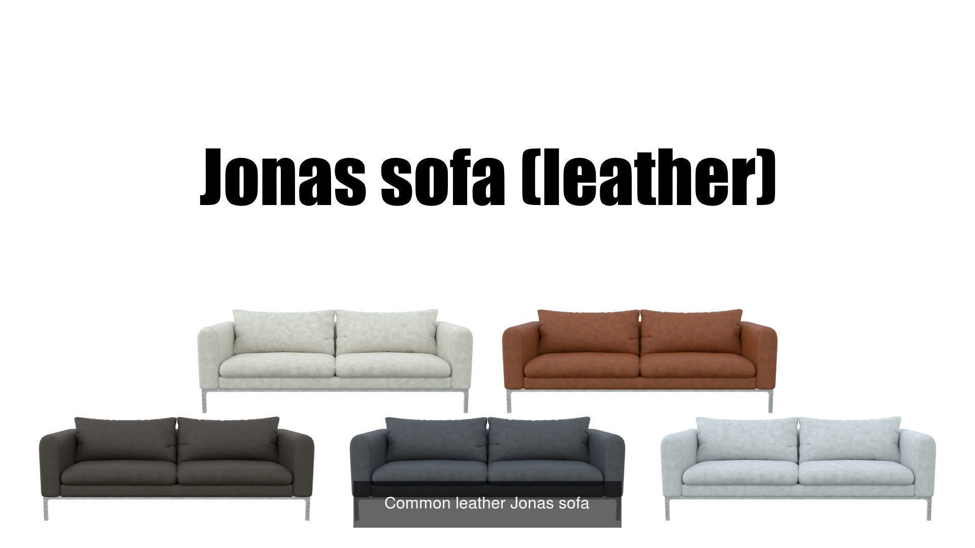 Common Jonas sofa Pack 3D Model Collection_2