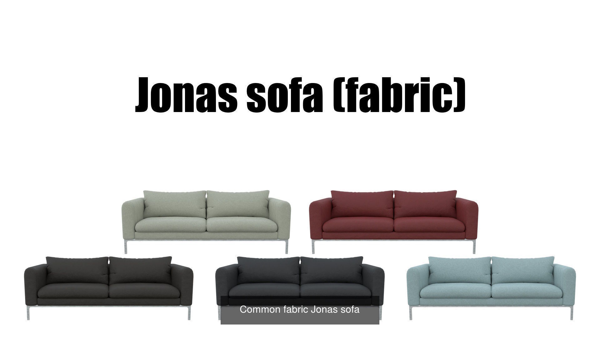 Common Jonas sofa Pack 3D Model Collection_1