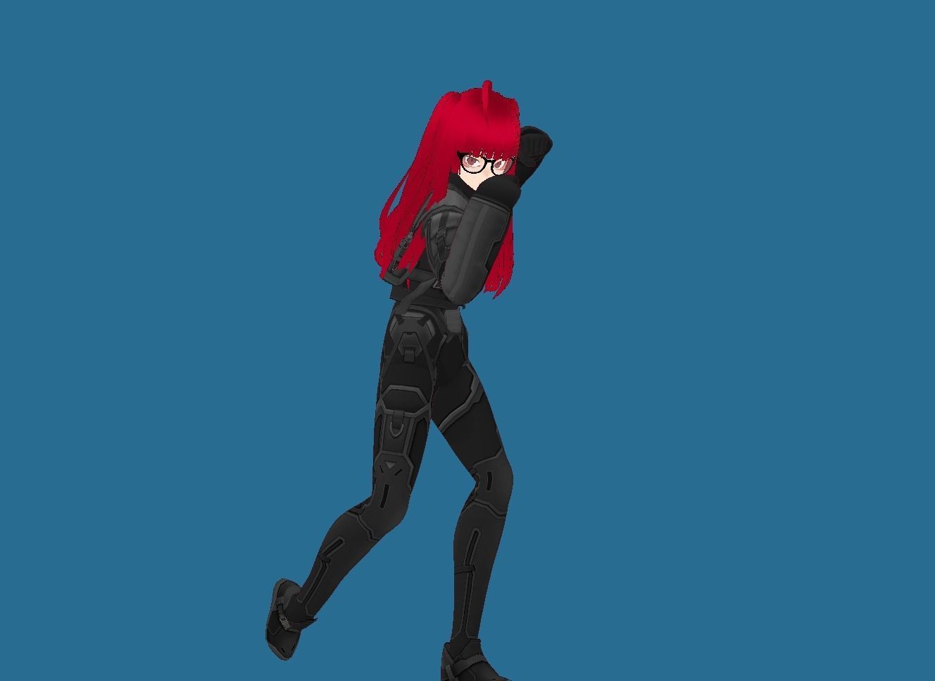 LUCY CYBERPUNK EDGERUNNER 2 Low-poly 3D model_12