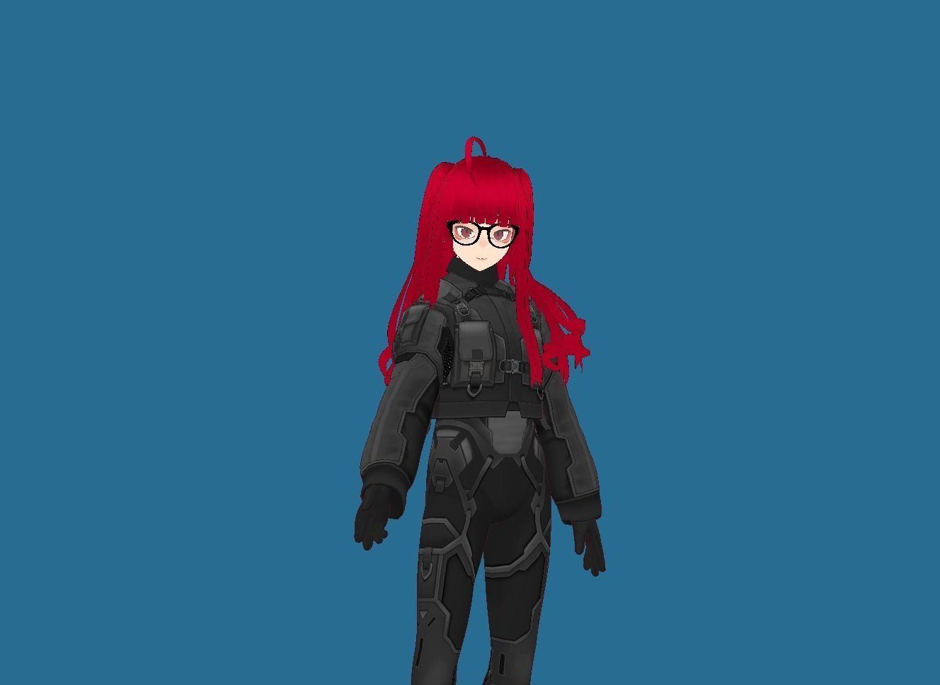 LUCY CYBERPUNK EDGERUNNER 2 Low-poly 3D model_24