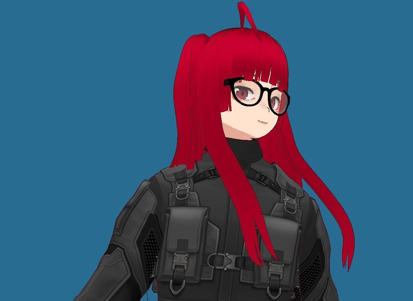 LUCY CYBERPUNK EDGERUNNER 2 Low-poly 3D model_21