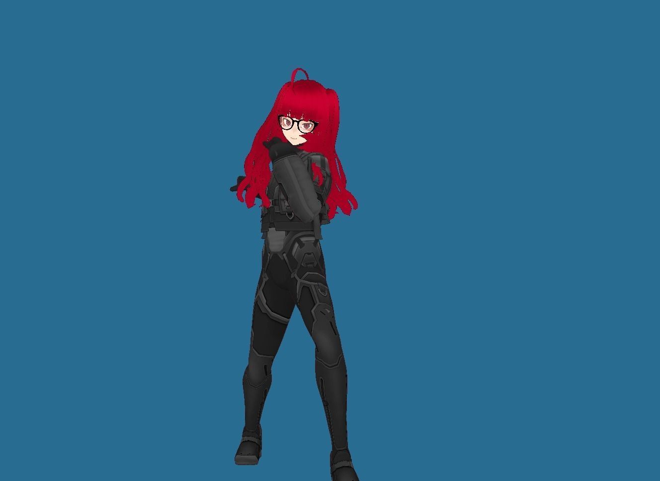 LUCY CYBERPUNK EDGERUNNER 2 Low-poly 3D model_8