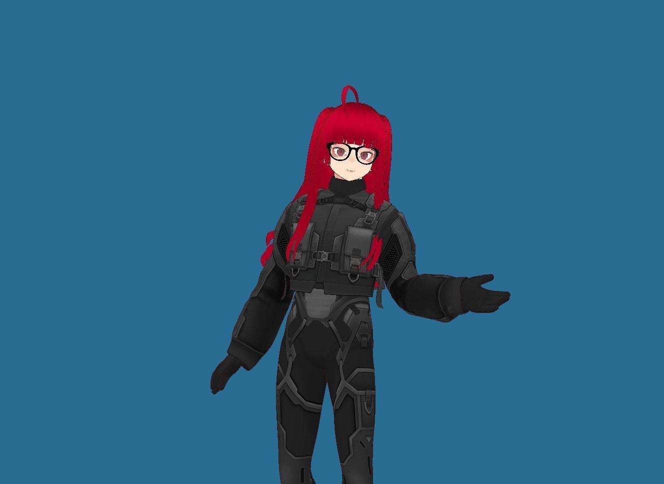 LUCY CYBERPUNK EDGERUNNER 2 Low-poly 3D model_23