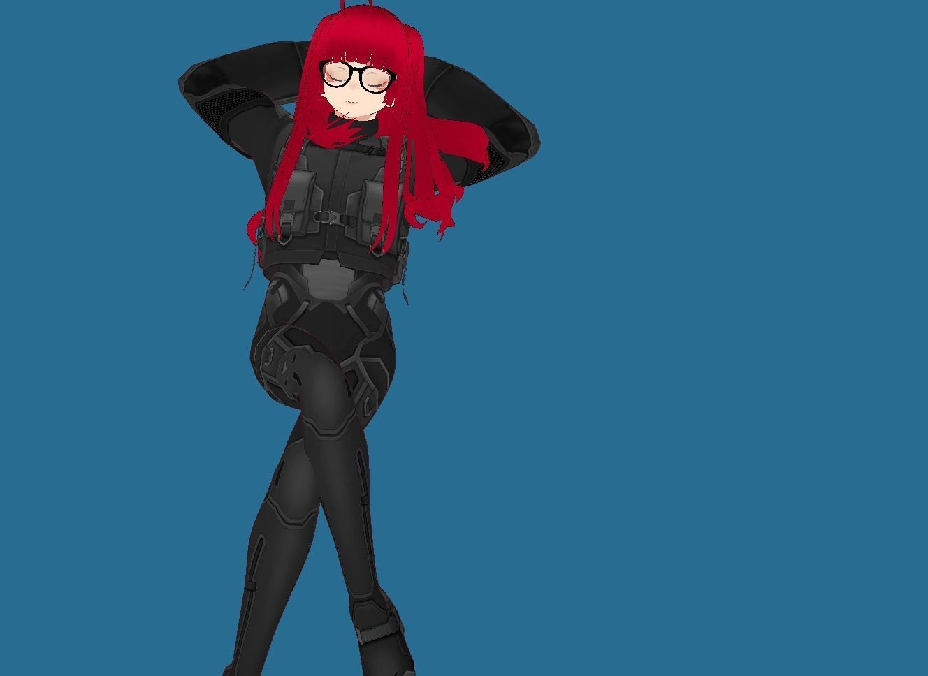 LUCY CYBERPUNK EDGERUNNER 2 Low-poly 3D model_3