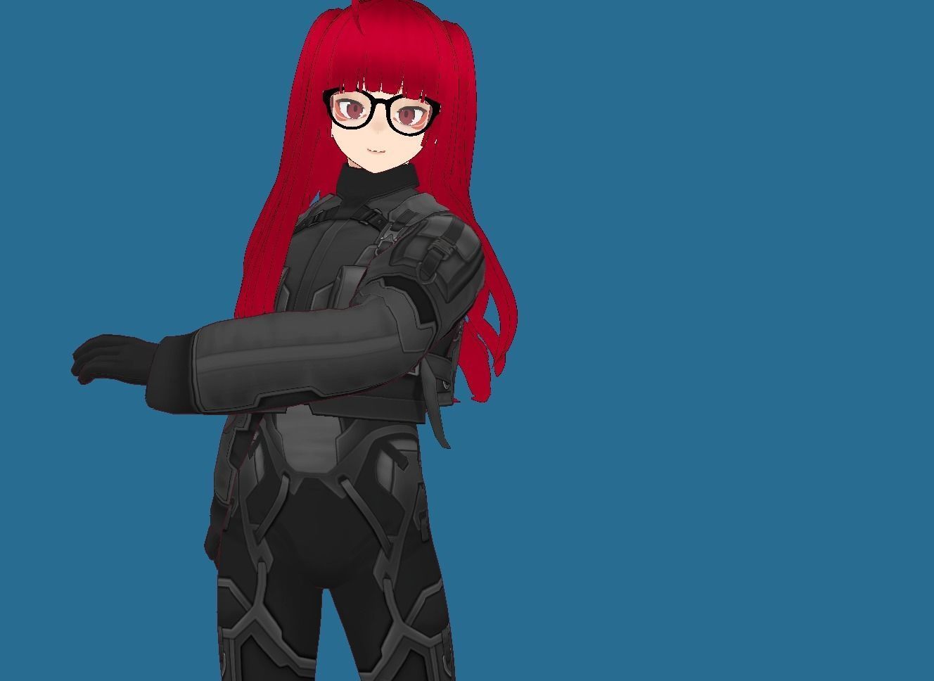 LUCY CYBERPUNK EDGERUNNER 2 Low-poly 3D model_14