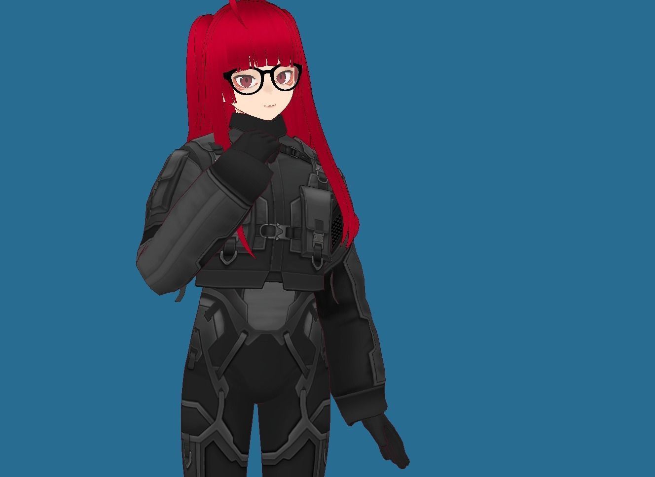 LUCY CYBERPUNK EDGERUNNER 2 Low-poly 3D model_20