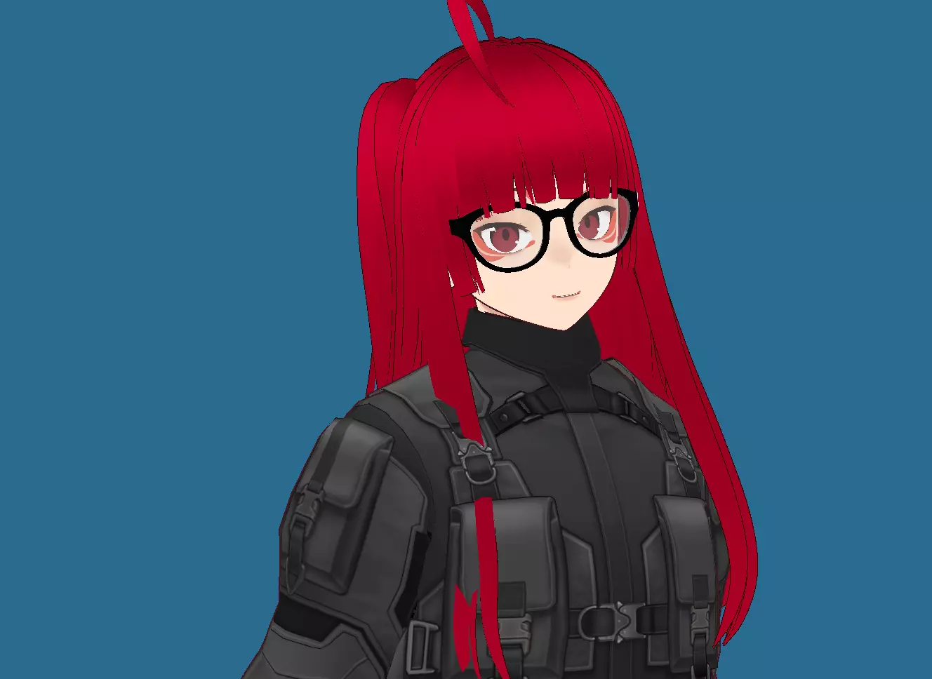 LUCY CYBERPUNK EDGERUNNER 2 Low-poly 3D model_0