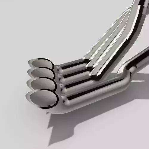 Pro Mod Hemi long Zoomie Headers 3D print model