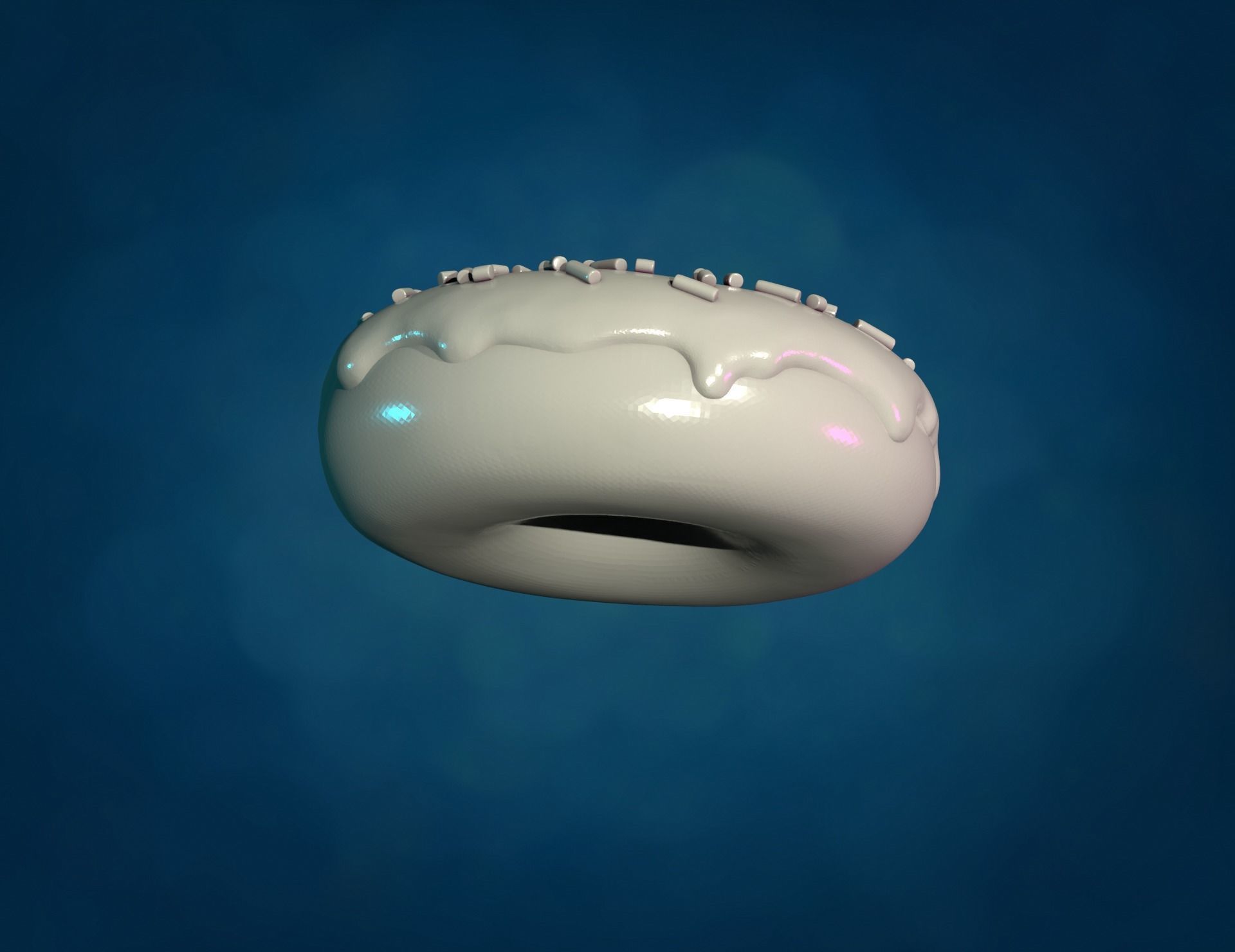 Doughnut donut 3D print model_7