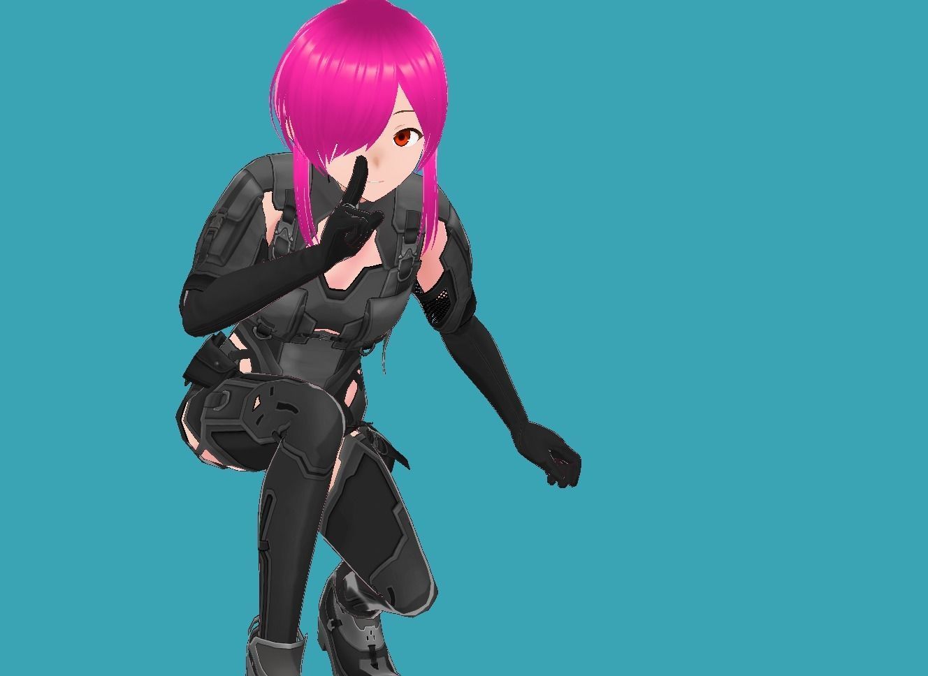 Lucy Cyberpunk Edgerunner 3-0 Low-poly 3D model_8