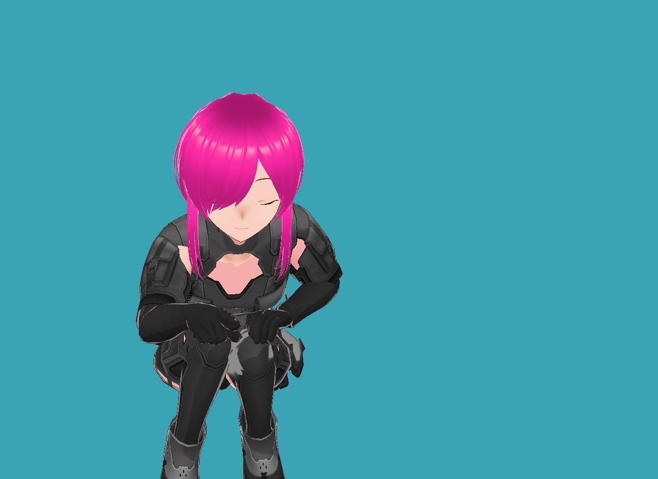 Lucy Cyberpunk Edgerunner 3-0 Low-poly 3D model_7