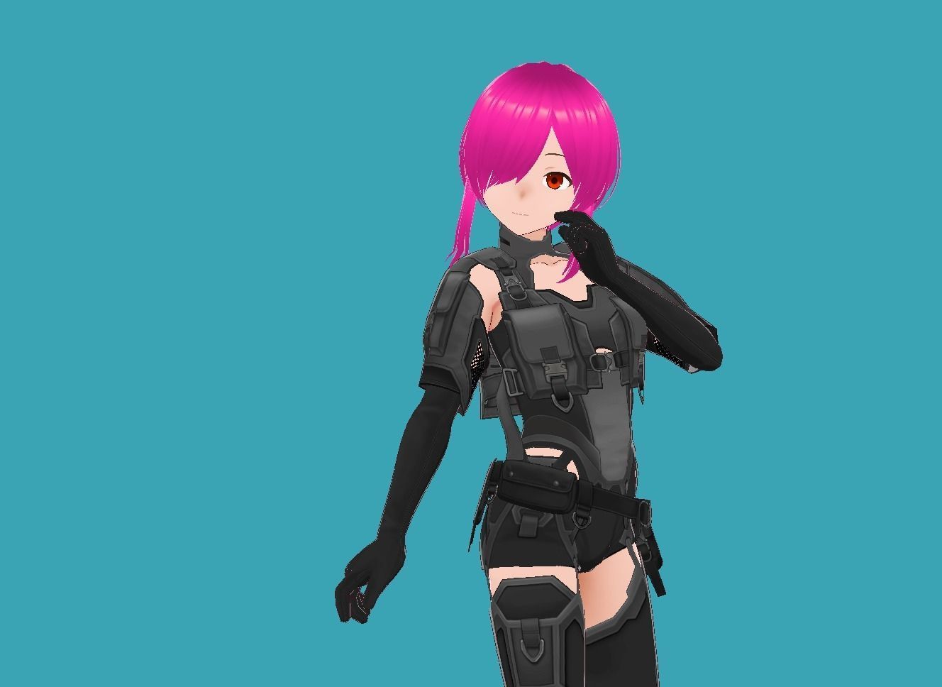 Lucy Cyberpunk Edgerunner 3-0 Low-poly 3D model_10