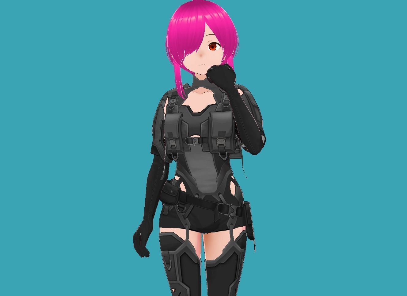 Lucy Cyberpunk Edgerunner 3-0 Low-poly 3D model_16