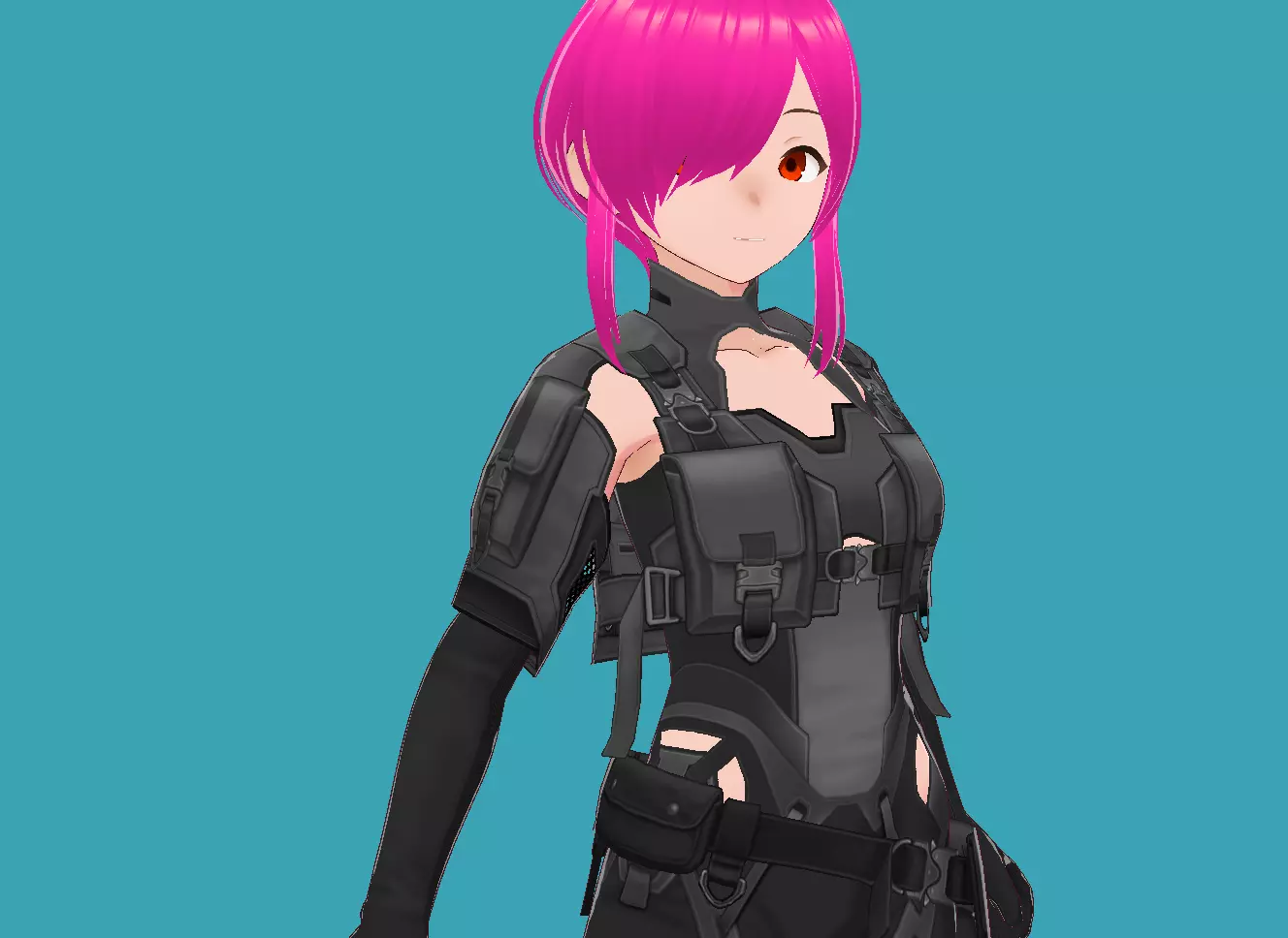 Lucy Cyberpunk Edgerunner 3-0 Low-poly 3D model_0