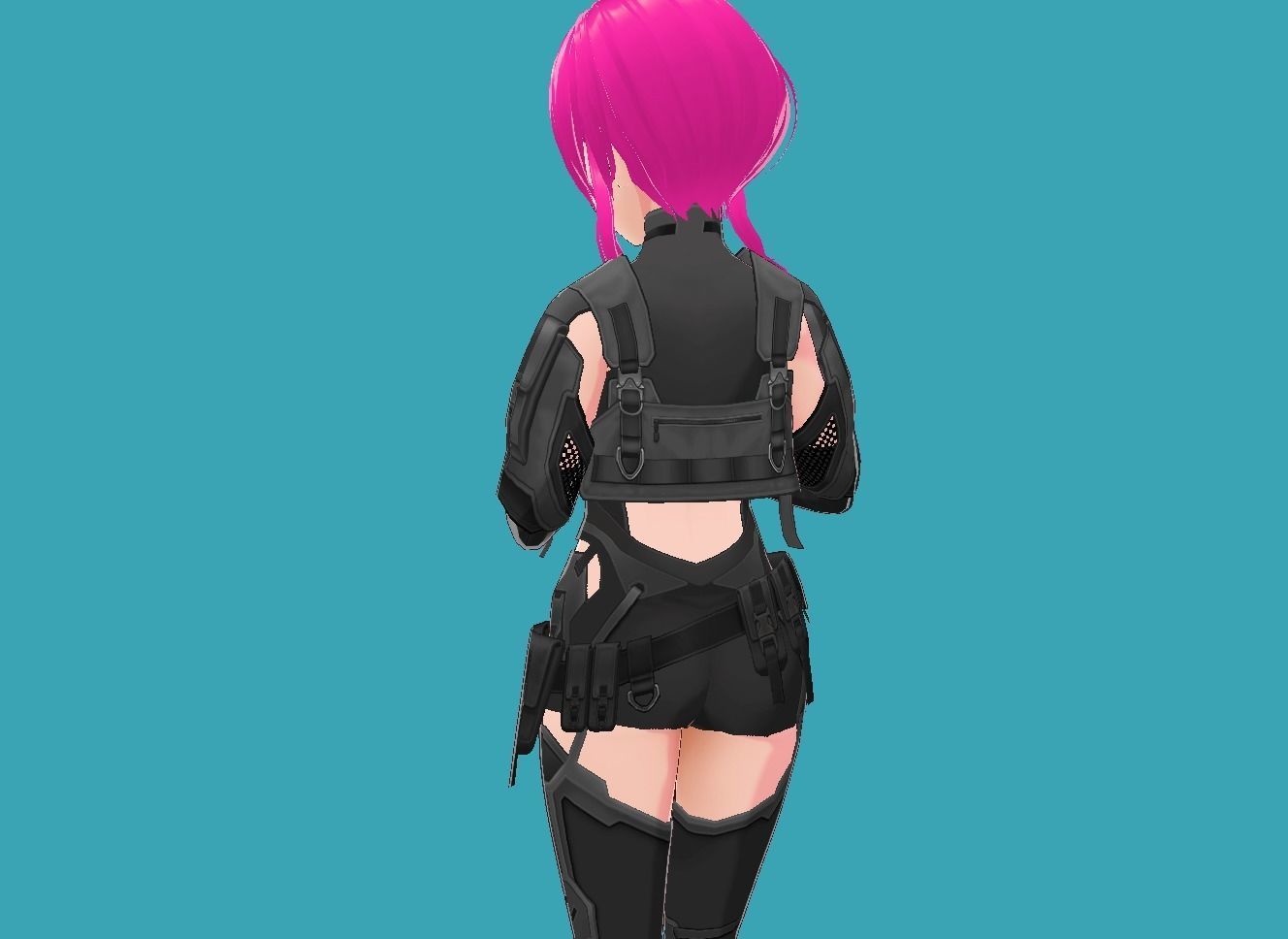 Lucy Cyberpunk Edgerunner 3-0 Low-poly 3D model_19