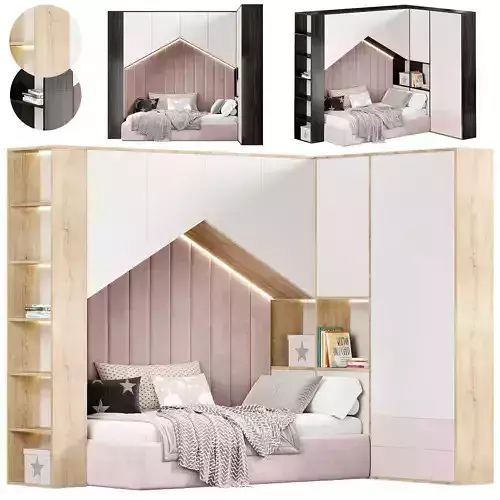 Childrens locker childrens Bed by livemaster