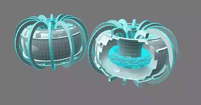 Tokamak  3D model