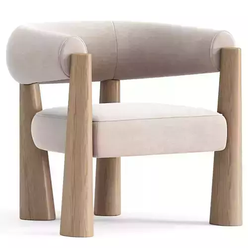 Achille Armchair 3D model