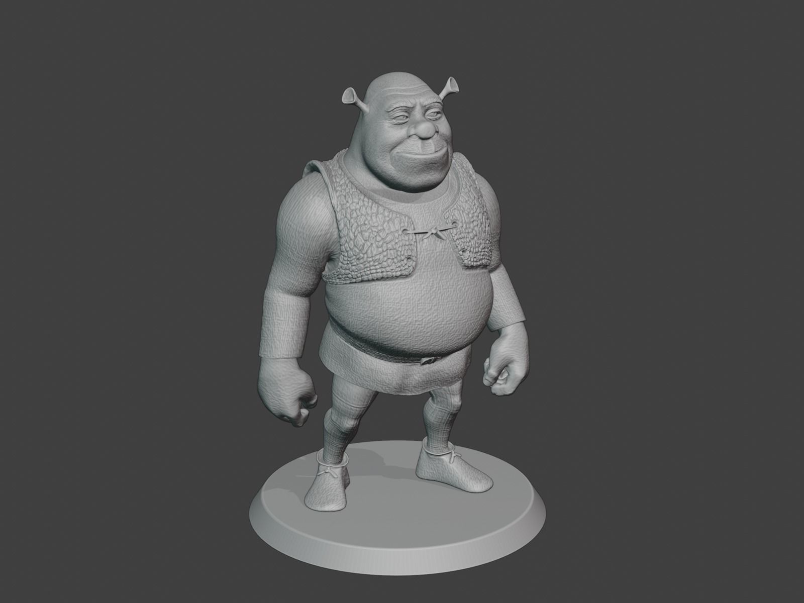 SHREK 3D print model_4