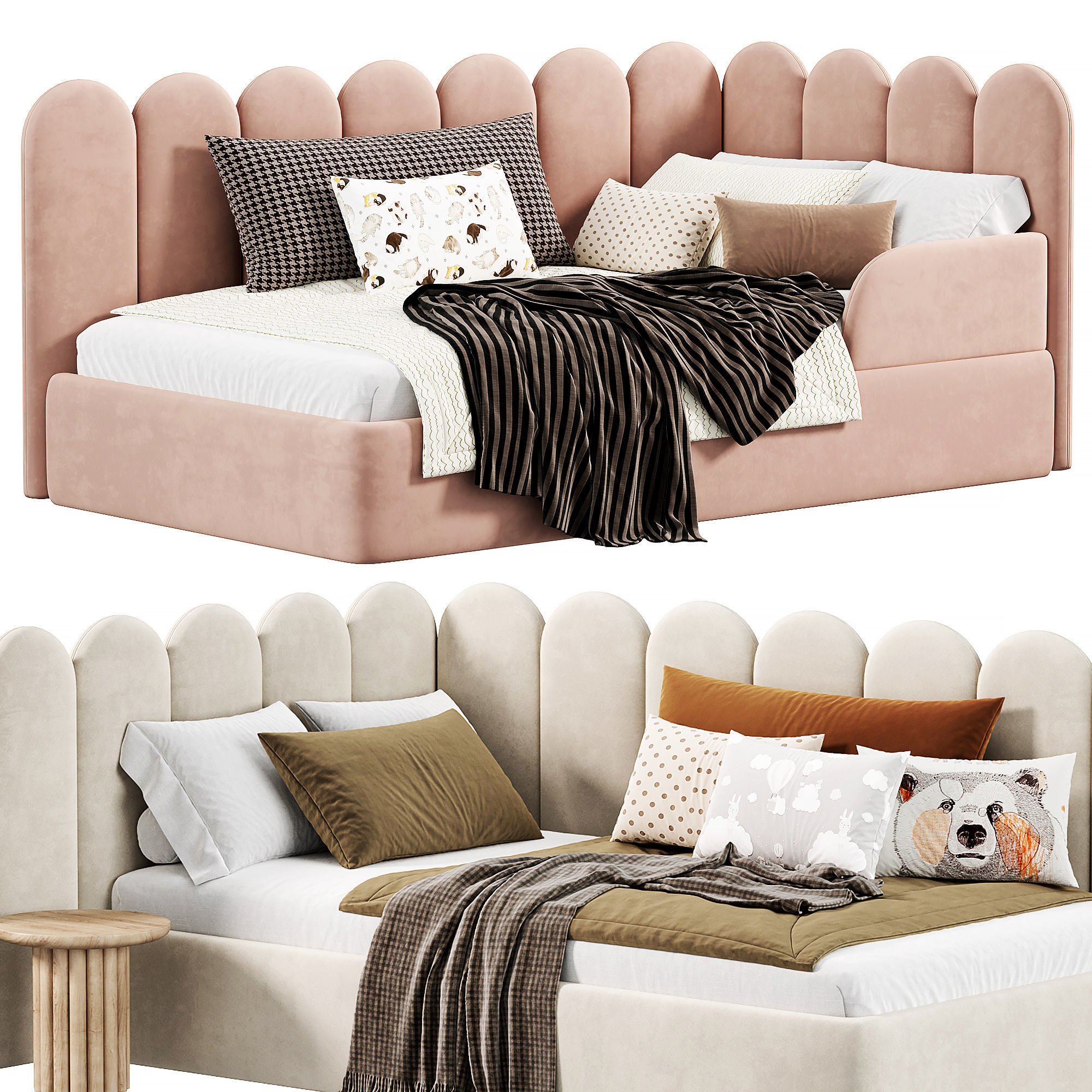 CINDY Childrens furniture Beds by frankof 3D model_1