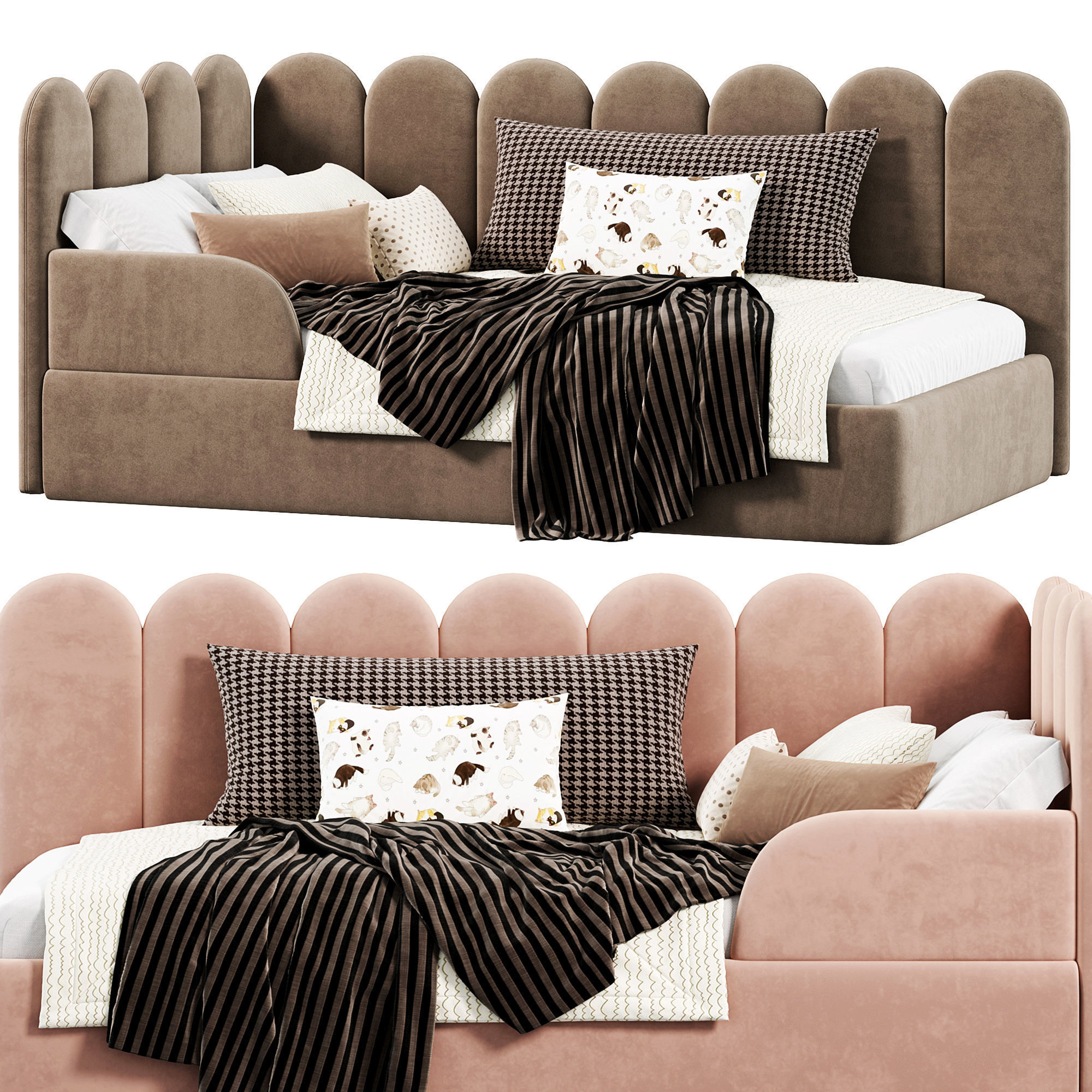 CINDY Childrens furniture Beds by frankof 3D model_2