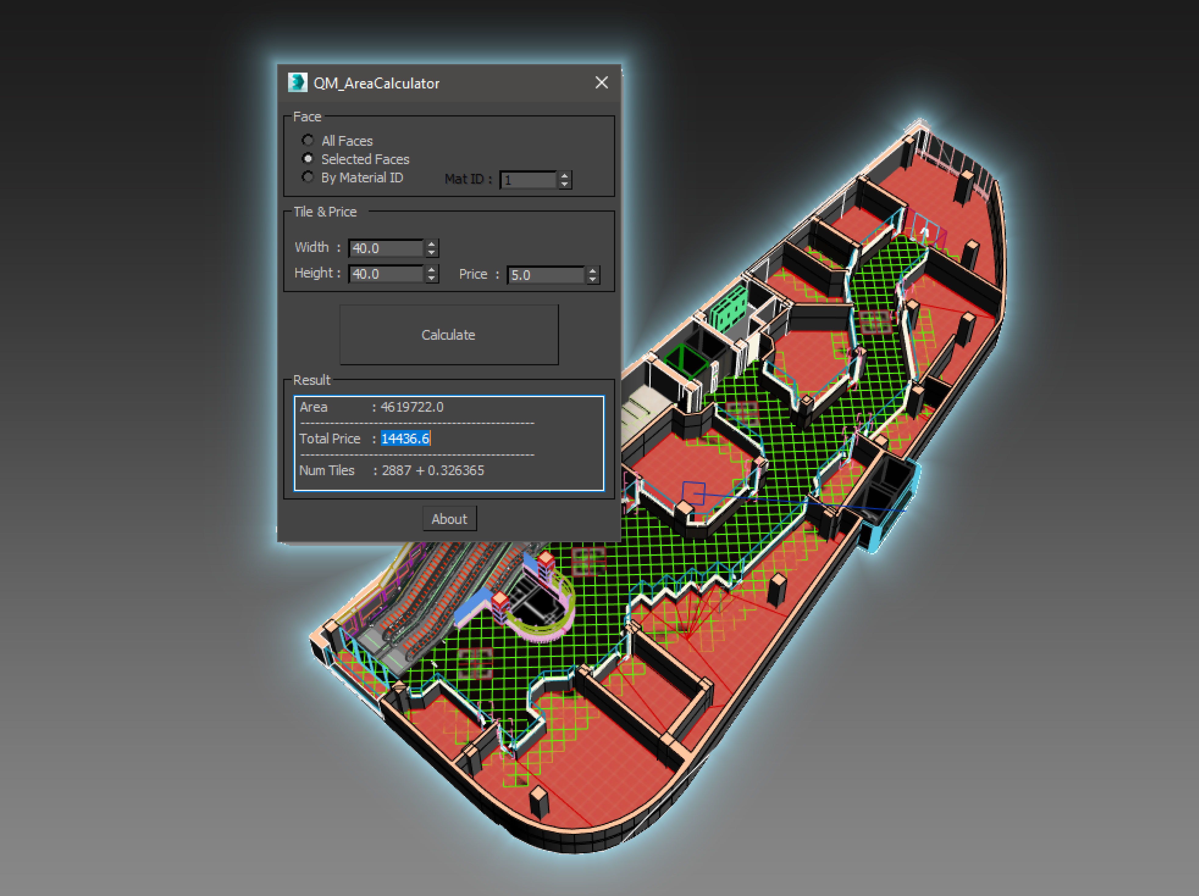 QM Area Calculator Script For Architects 3D model_2