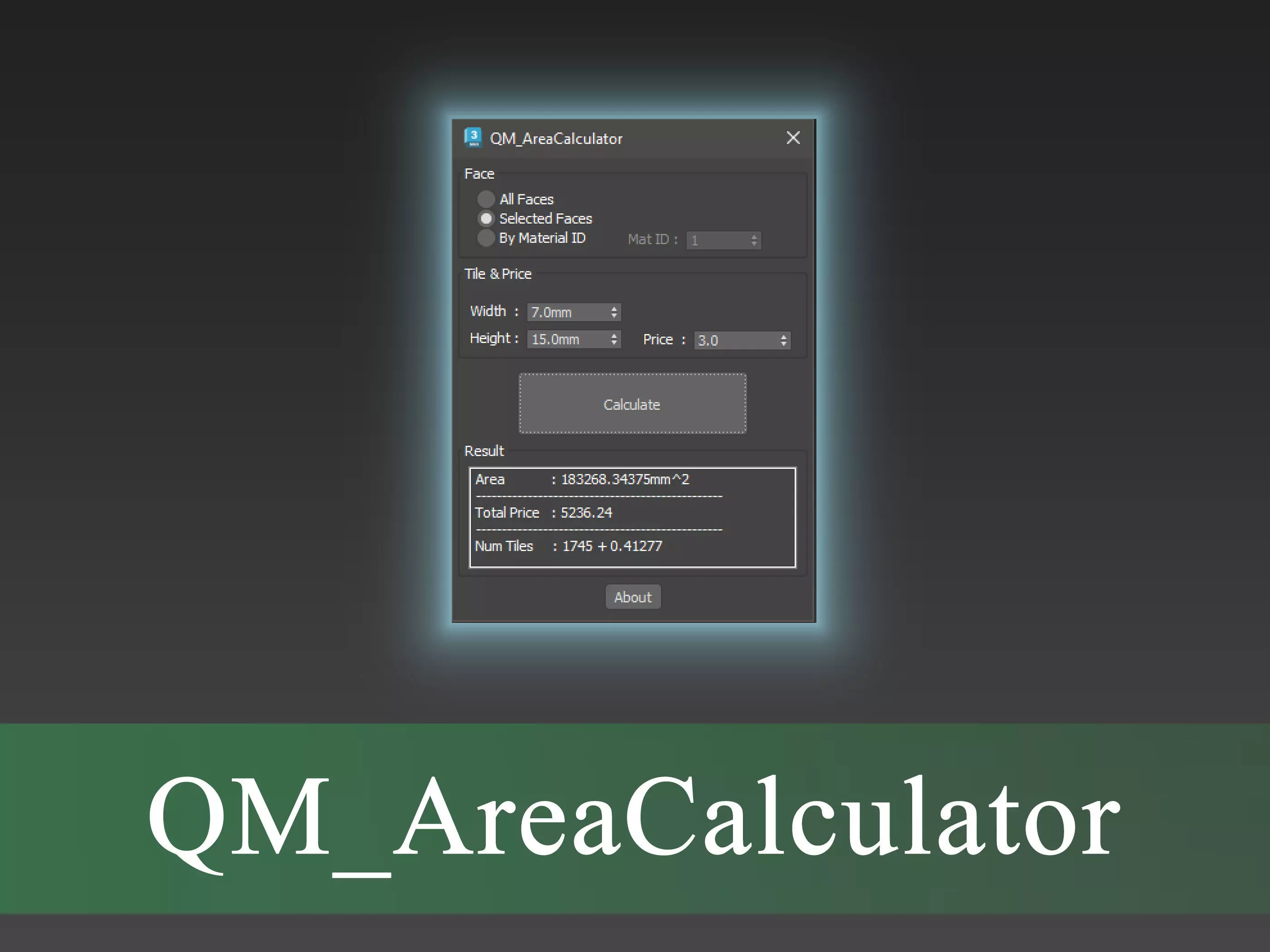 QM Area Calculator Script For Architects 3D model_0