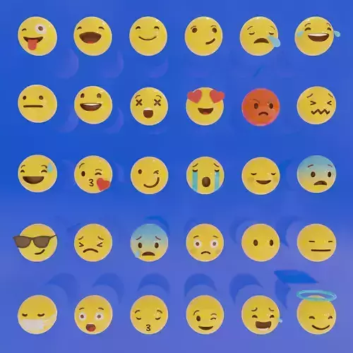 3D emojis  3D model 3D emojis  3D model