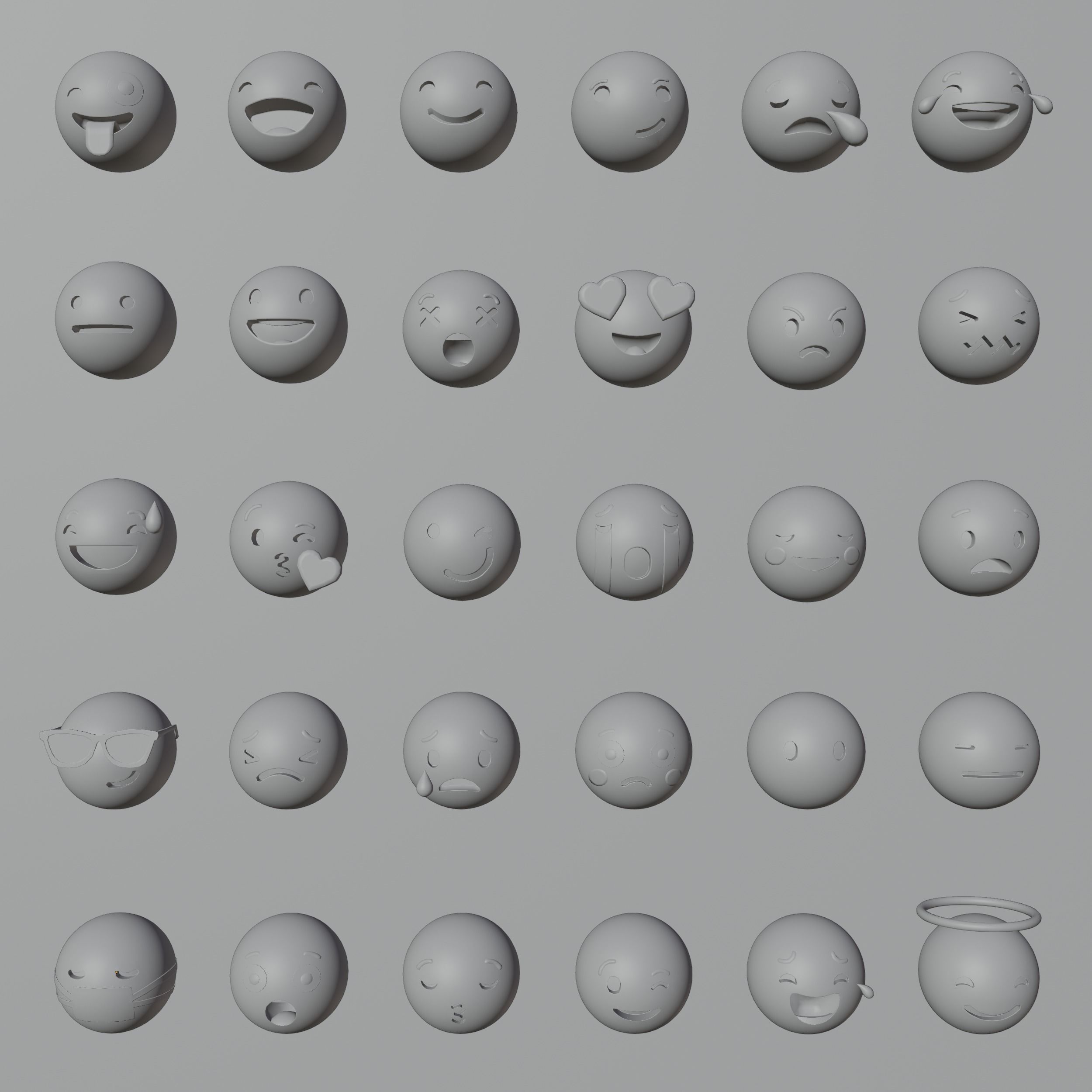 3D emojis  3D model_4