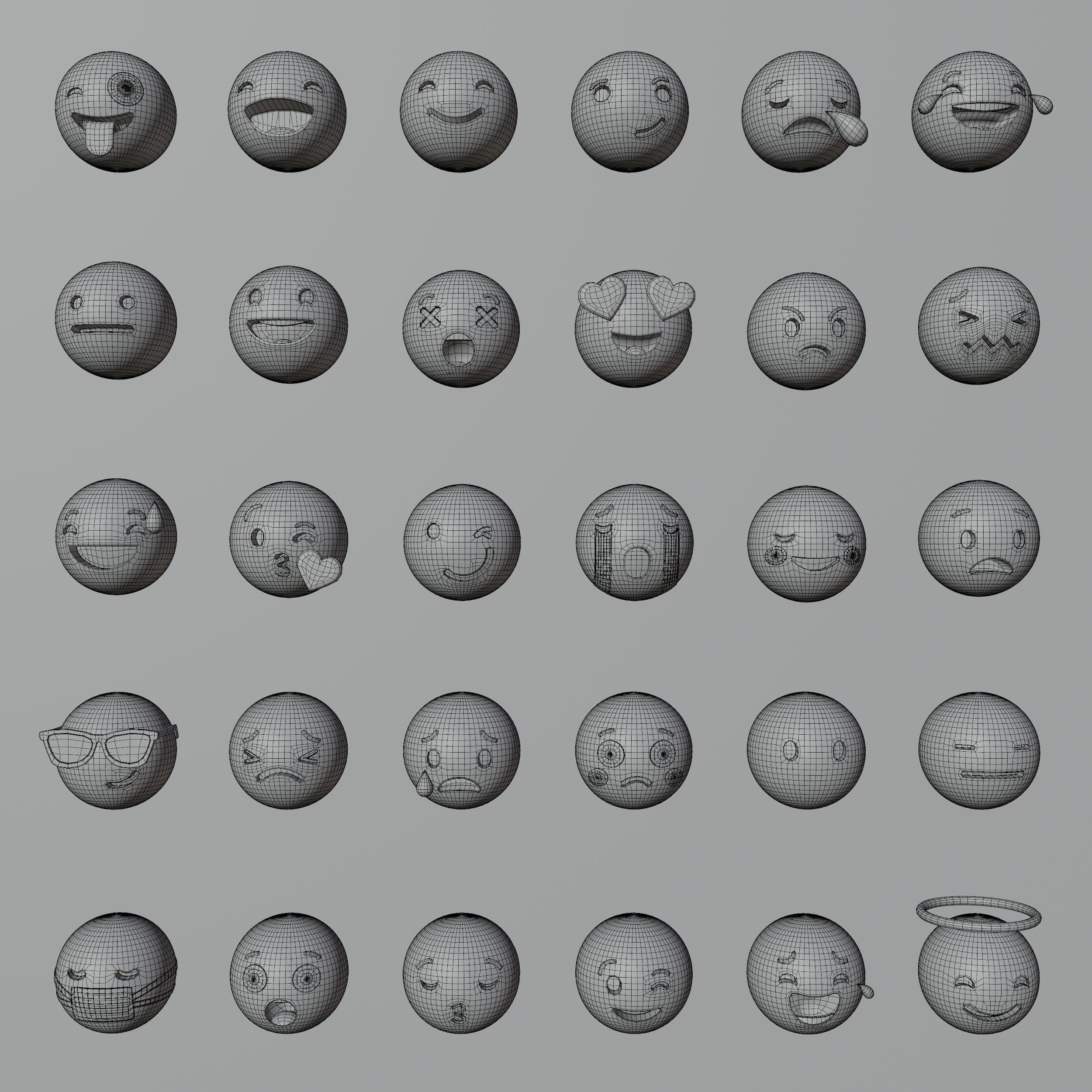 3D emojis  3D model_3