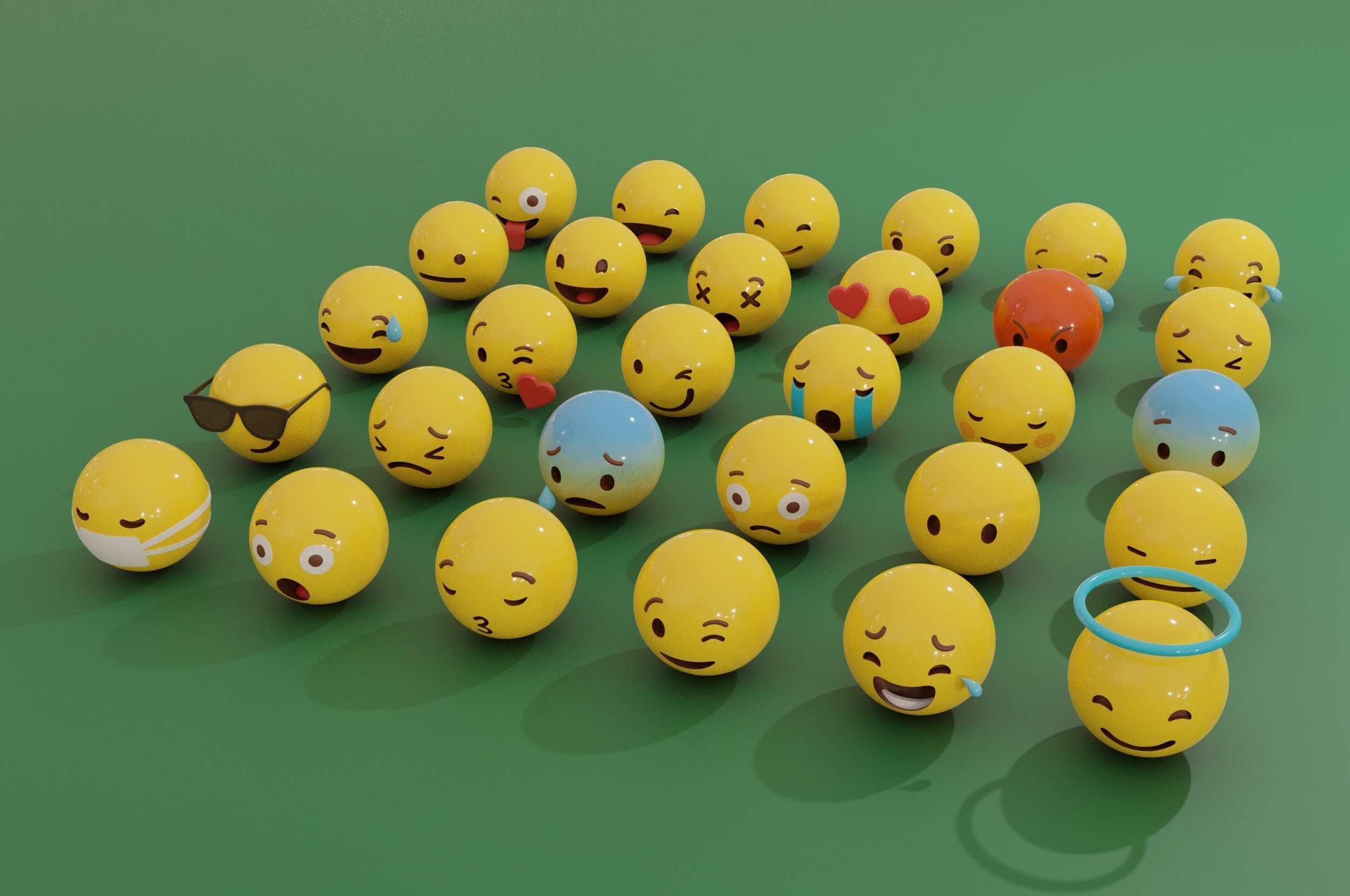 3D emojis  3D model_1