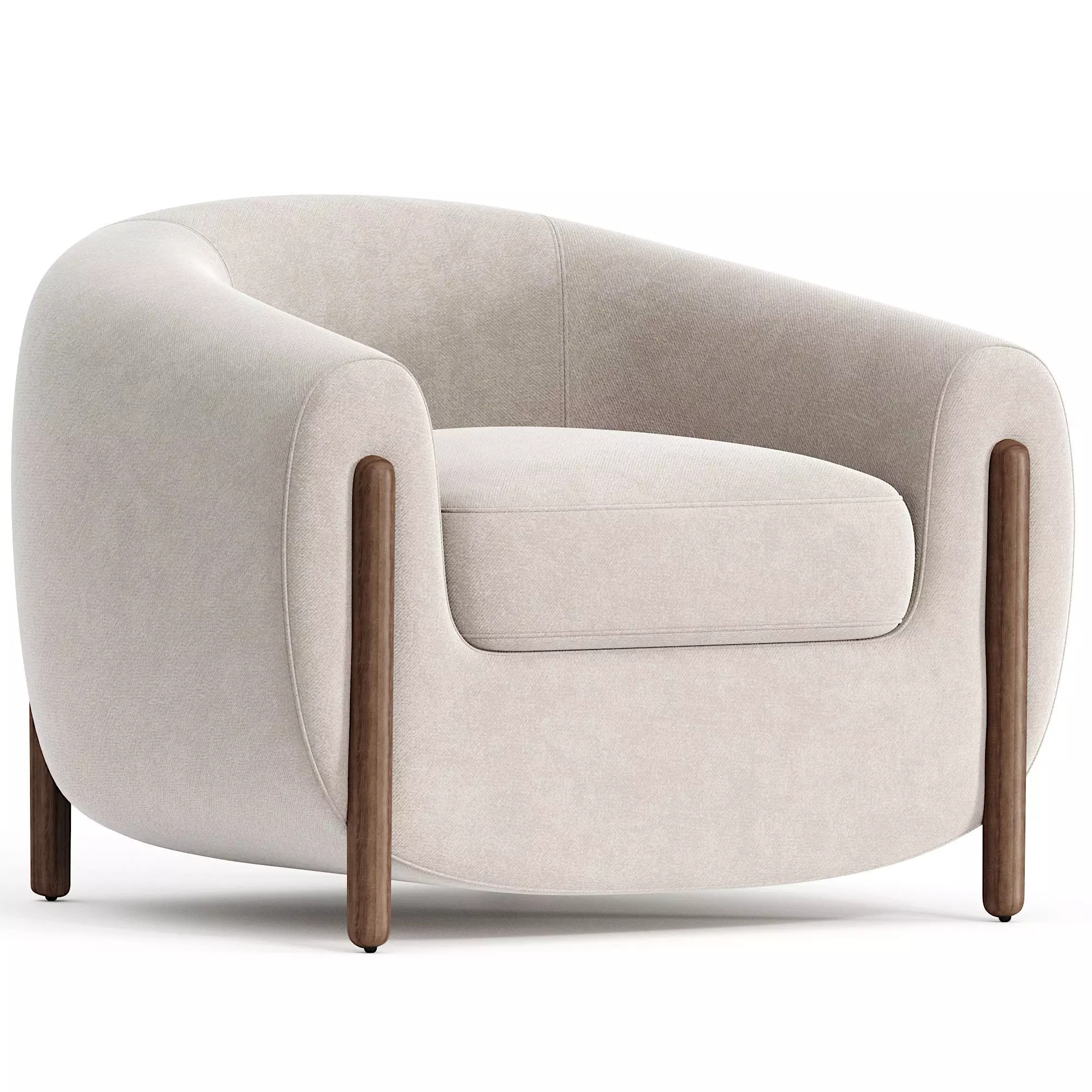 Four Hands Lyla Chair 3d model 3D model_0