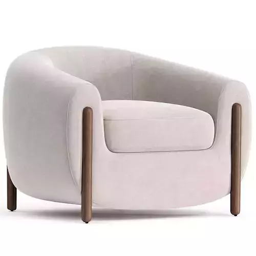 Four Hands Lyla Chair 3d model 3D model