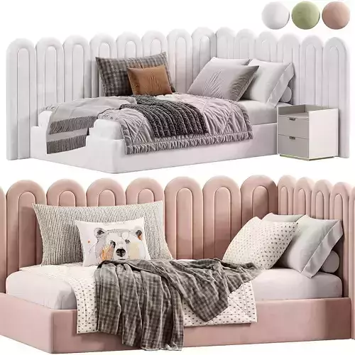 Corner bed Lego kids by sensorsleep