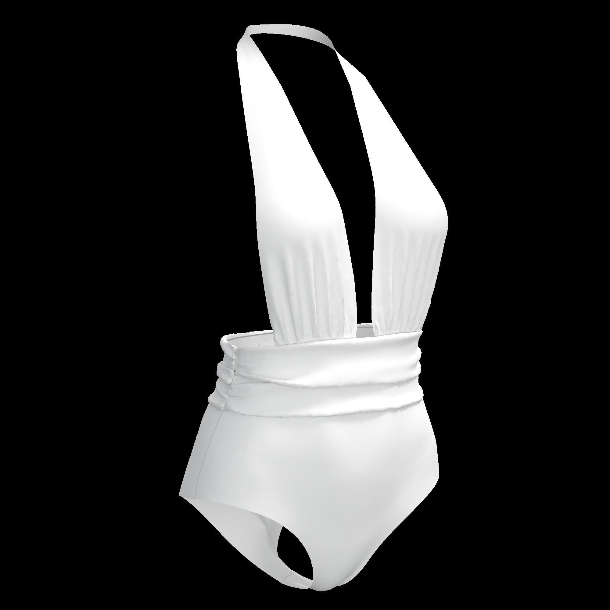 13 BUSTIERS AND CORSETS MODELS Low-poly 3D model_5